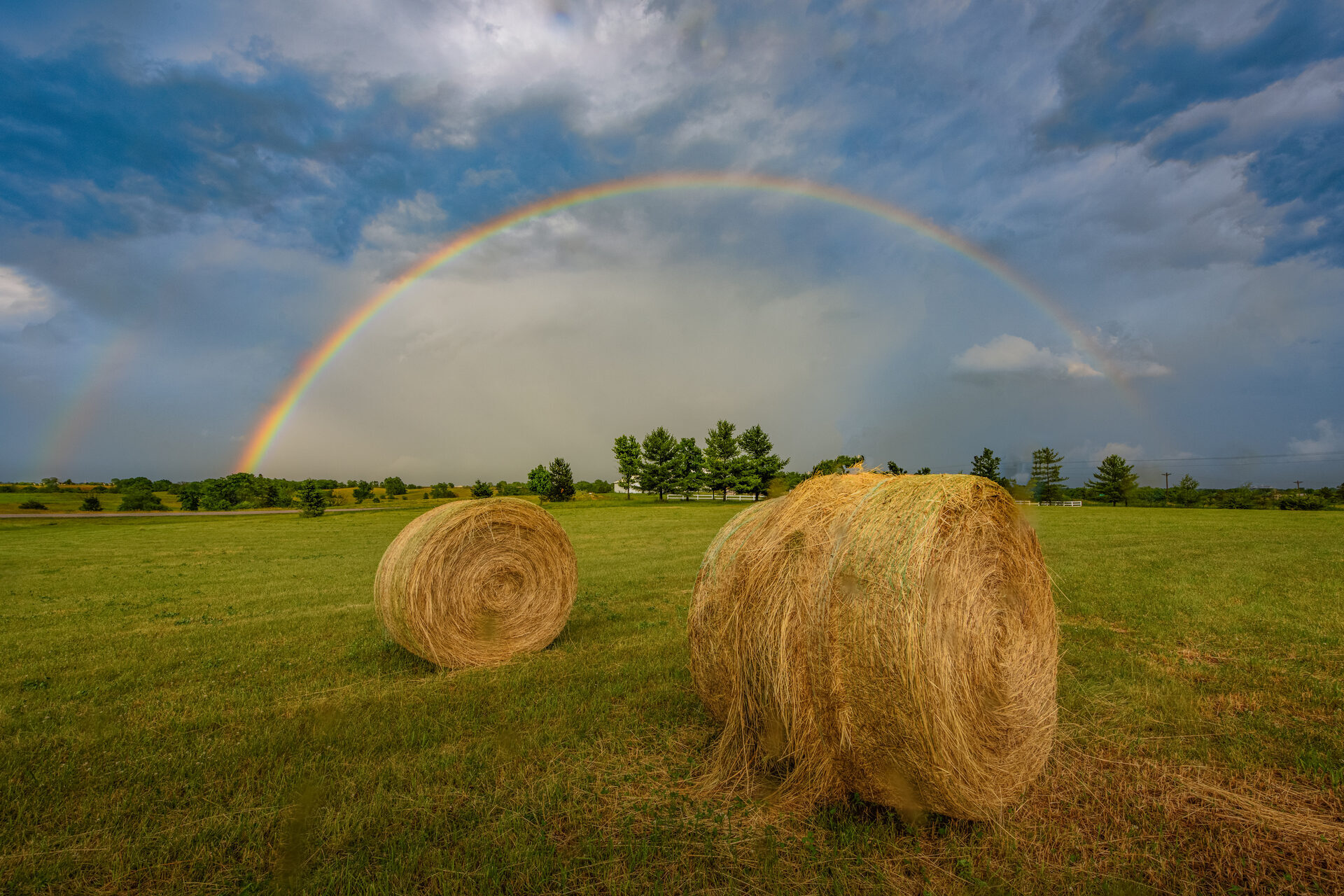 Open Iowa landscape near Maharishi Vedic City